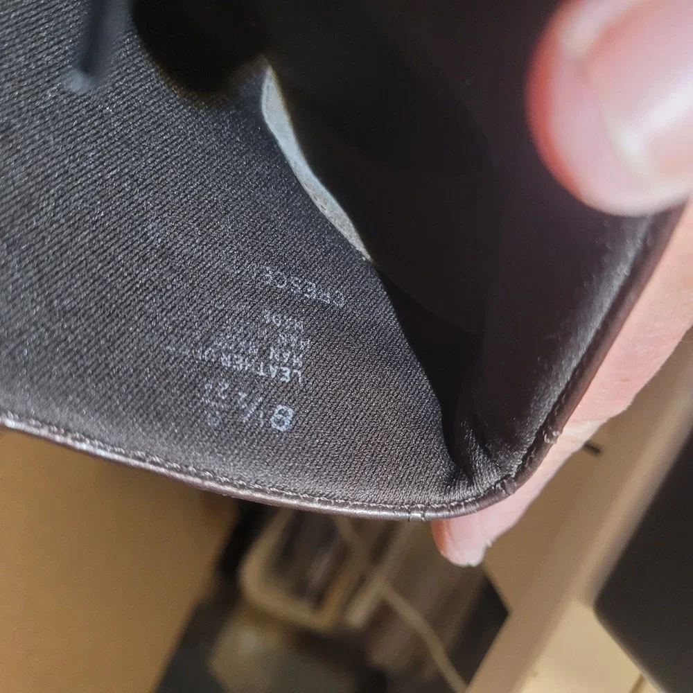 Easy Spirit Brown Leather Pixie Lace up Booties with block heels SZ 8.5 - Picture 8 of 9